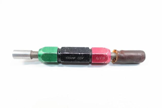 FRANK COX 1NVAR7963 GO / NO GO PLUG GAGE 16.175MM / 16.375MM