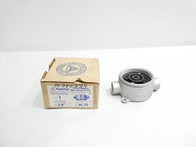 APPLETON VC-75 IRON CEILING HOOD MOUNTING UNILET 3/4IN