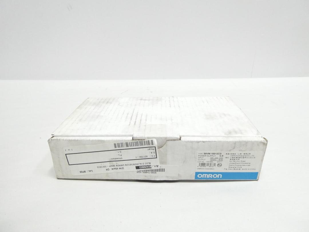 OMRON S8VM-10012CD POWER SUPPLY 100-240V-AC 8.5A AMP 12V-DC