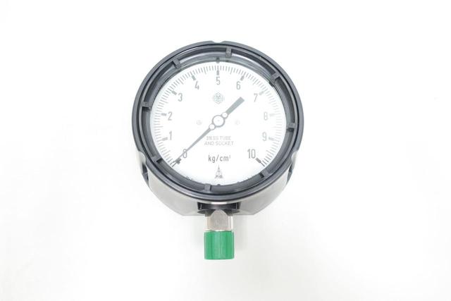 MCDANIEL CONTROLS MPB/SC AB11210 PRESSURE GAUGE 4-1/2IN 0-10KG/CM2 1/2IN NPT