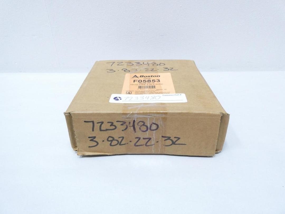 BOSTON GEAR F05853 N019-19110 19110 TYPE A NLS SHOE