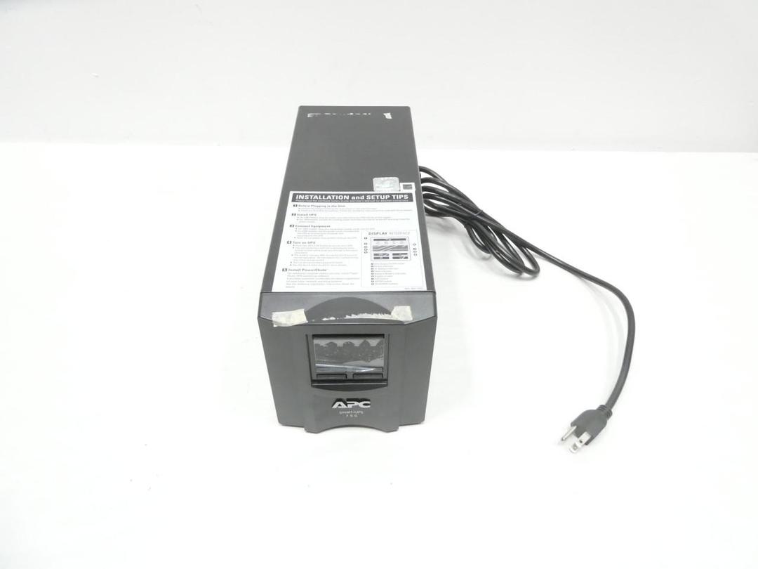 APC SMT750 SMART-UPS BATTERY BACKUP POWER SUPPLY