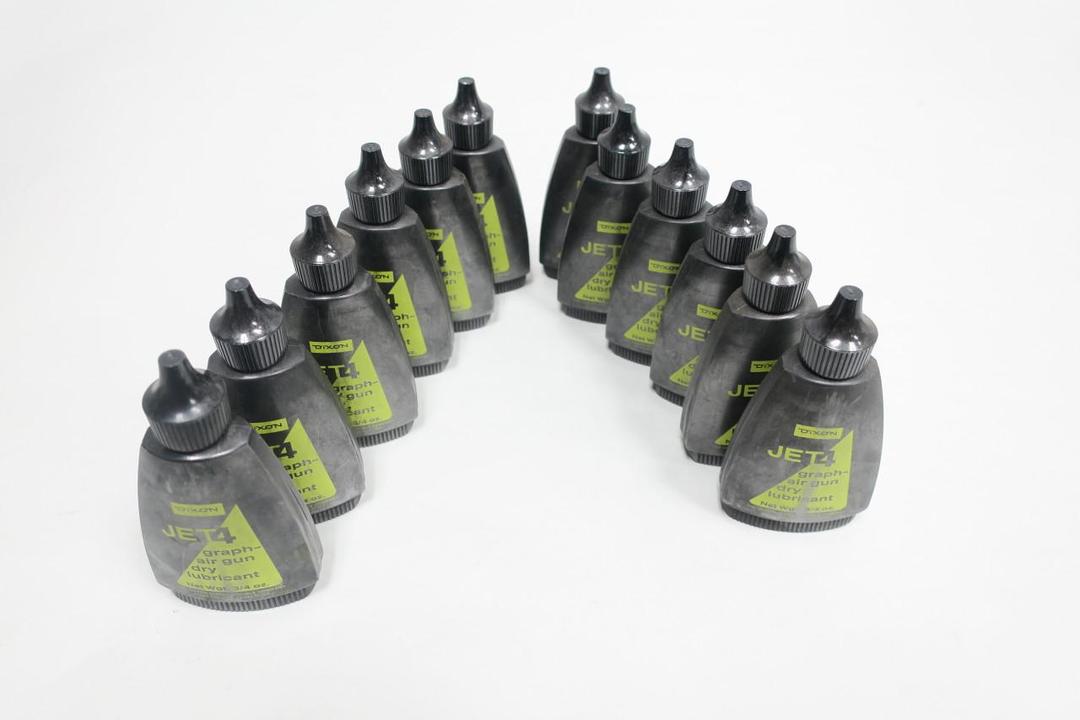 BOX OF 12 DIXON JET4 GRAPH-AIR GUN DRY LUBRICANT 3/4OZ