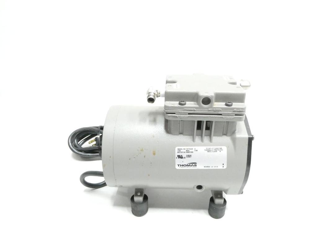 THOMAS 617CA22 A VACUUM PUMP 115V-AC