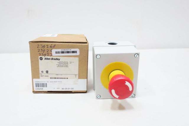 ALLEN BRADLEY 800F-1MM3 PUSHBUTTON CONTROL STATION