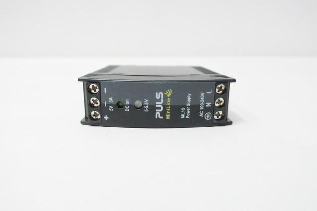 PULS ML15.051 POWER SUPPLY 100-240V-AC 3A AMP 5-5.5V-DC 15W