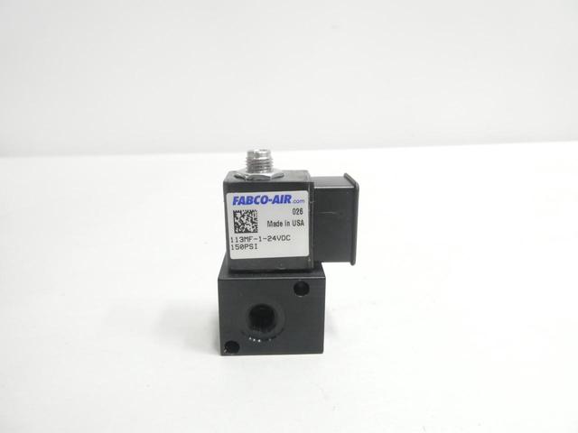 FABCO-AIR 113MF-1-24VDC MODULAR VALVE 24V-DC 150PSI