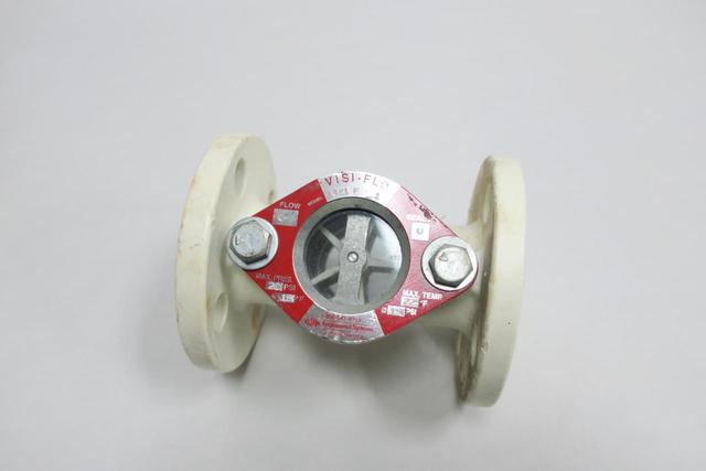 OPW 1421F VISI-FLO FLANGED WHEEL FLOW INDICATOR 1IN 200PSI