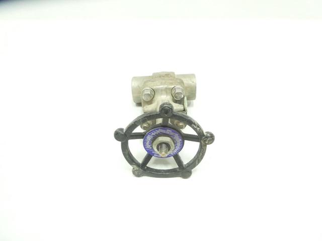 POWELL GA08S6L2GB-S/N111893 MANUAL STAINLESS SOCKET WELD GATE VALVE 1IN 800