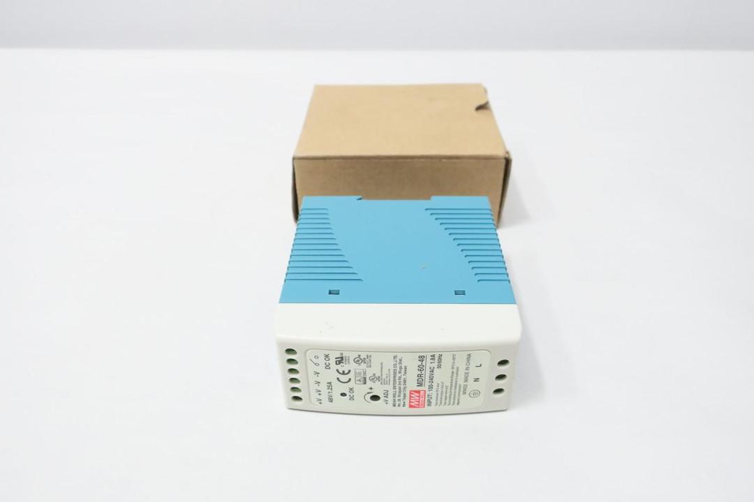 MEAN WELL MDR-60-48 POWER SUPPLY 100-240V-AC 48V-DC