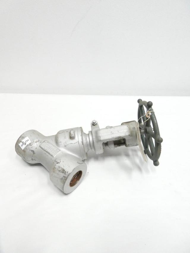 EDWARD VALVE 96124F22 MANUAL STEEL SOCKET WELD GLOBE VALVE 4500 1-1/2IN