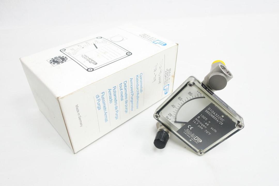 BAILEY FISHER PORTER D10A3220C VARIABLE AREA FLOW METER 8-46SCFH