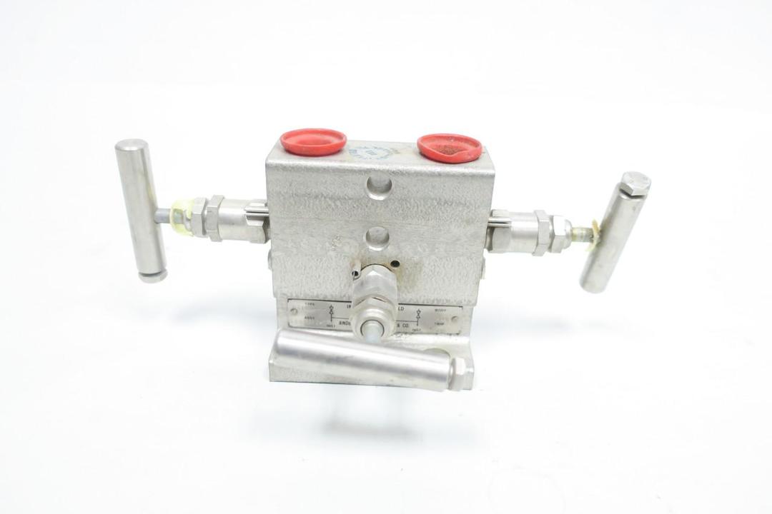 ANDERSON GREENWOOD M4TVKS-4-AM S09-4349-002 INSTRUMENT MANIFOLD 6000PSI