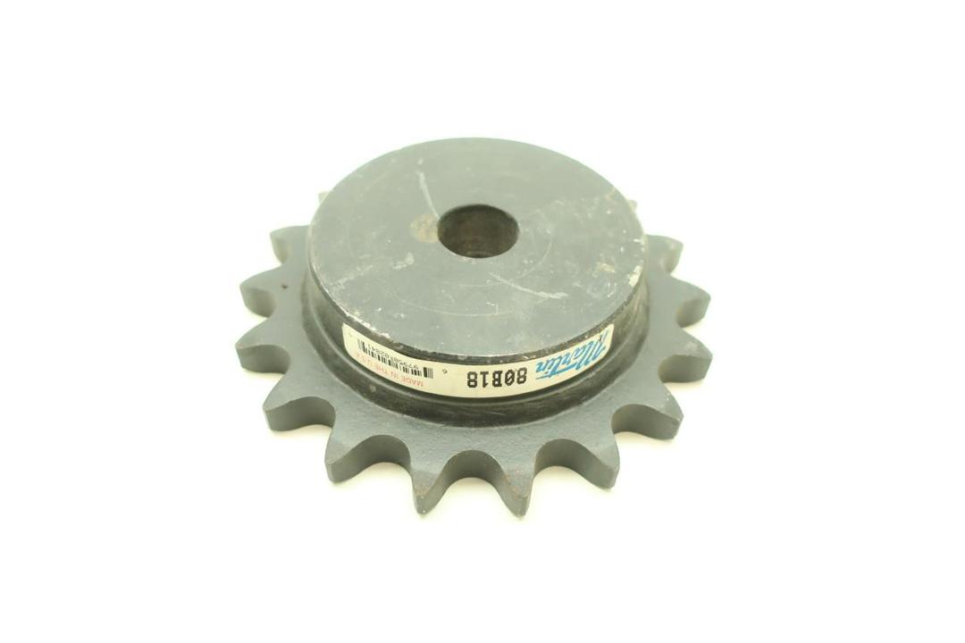 MARTIN 80B18 SINGLE ROLLER CHAIN SPROCKET 1IN 18T