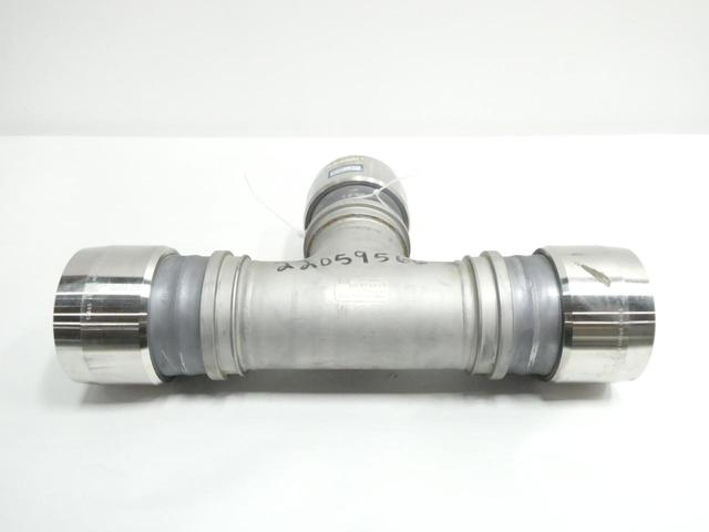 LOKRING 9063027 SS40-TEE-P48-PW STAINLESS PIPE TEE 3IN X 3IN X 3IN