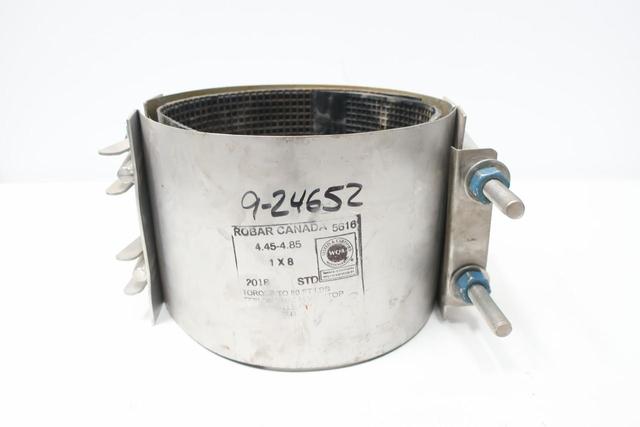 ROBAR 5616 PIPE REPAIR CLAMP 8IN 4.45-4.85IN