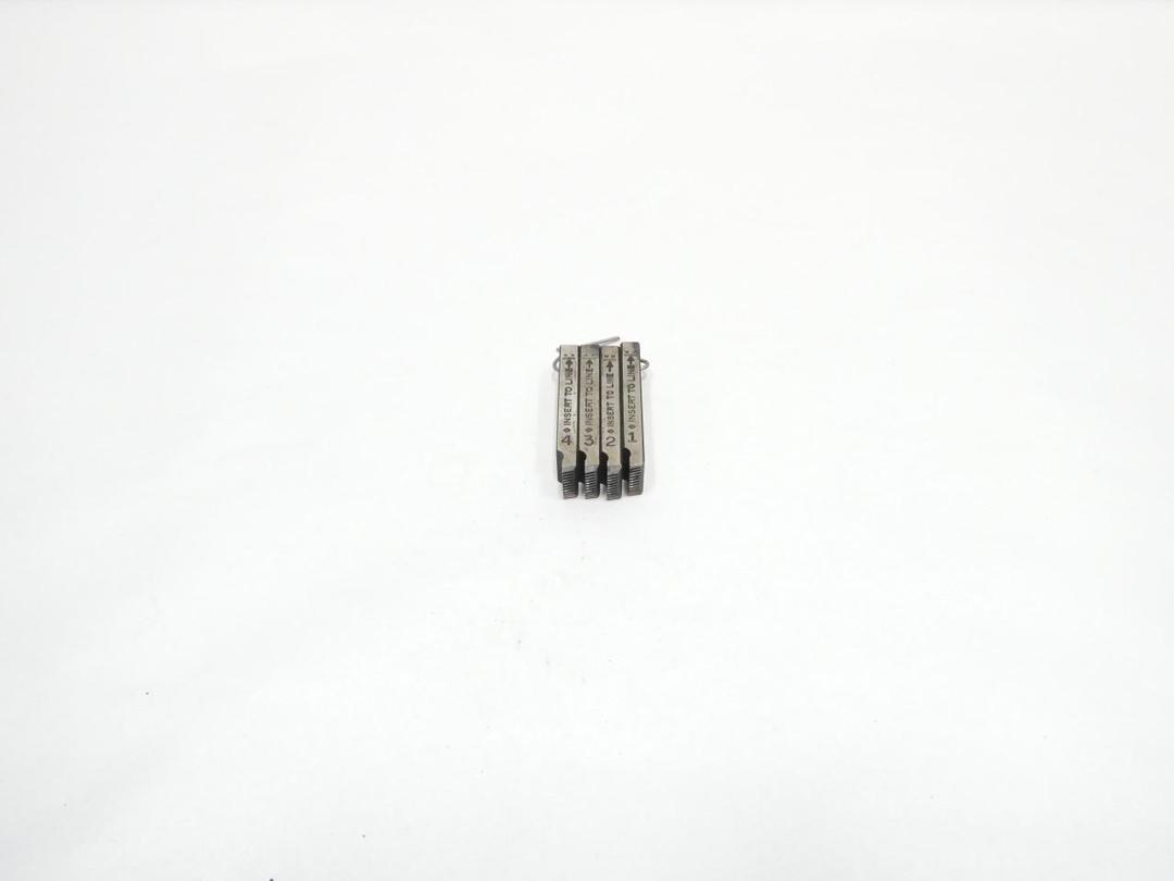 SET OF 4 RIDGID 500B 16UNC 3/8IN DIE