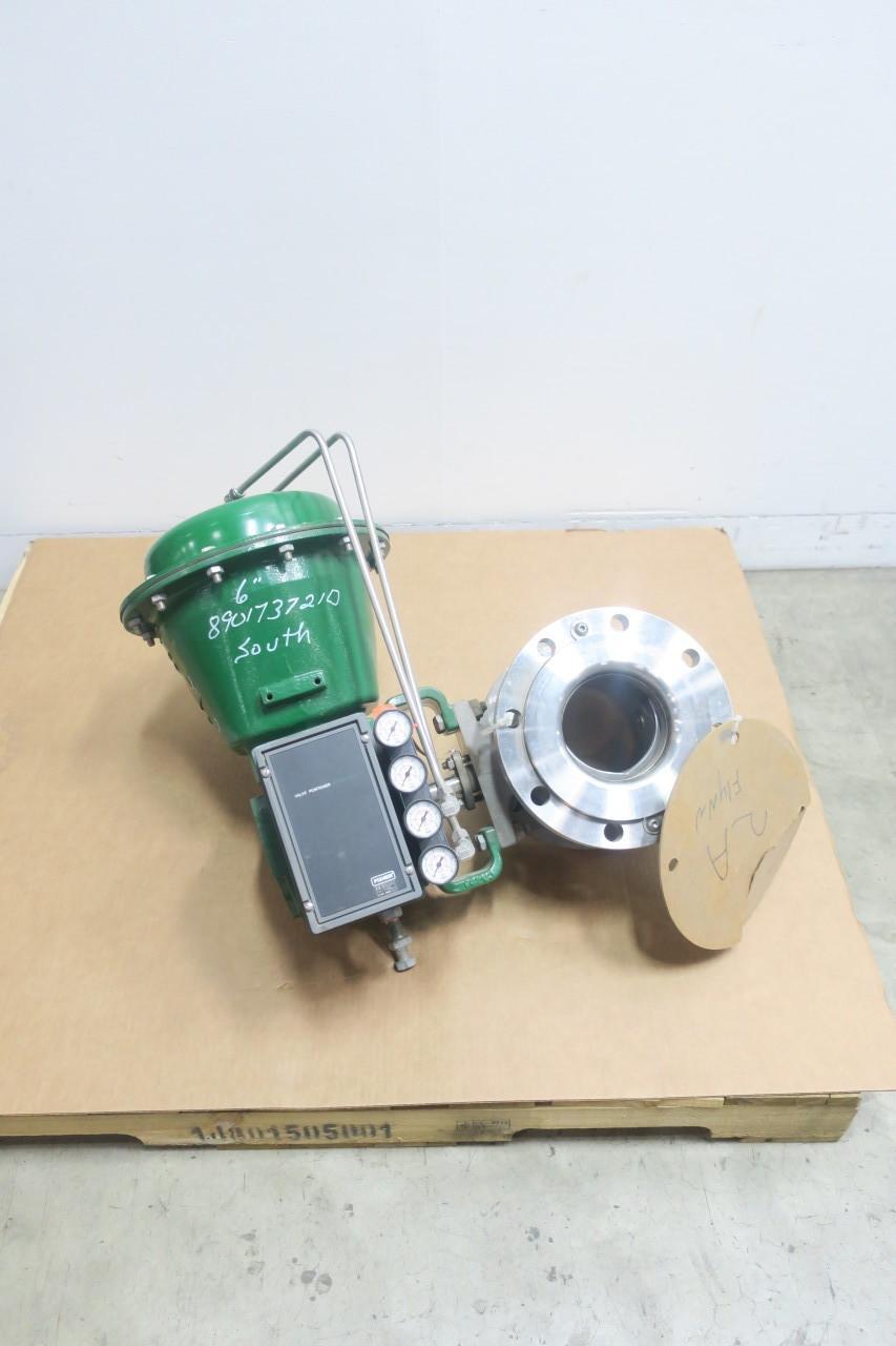 FISHER V150 SER B VEE-BALL 2052 SIZE 2 3610J STAINLESS CONTROL VALVE 6IN 150