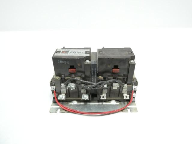 CUTLER HAMMER C50BN3 SIZE 0 REVERSING CONTACTOR SER A1 120V-AC 5HP