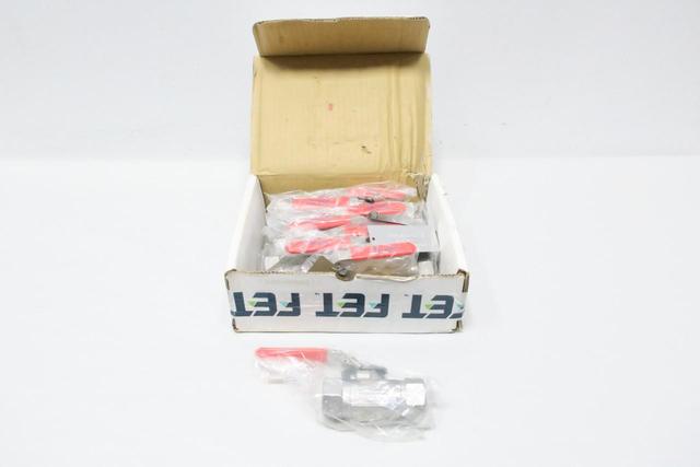 BOX OF 8 QUADRANT S6FSSPFSLTT050 SER S6-SS MANUAL STAINLESS BALL VALVE 1/2IN NPT