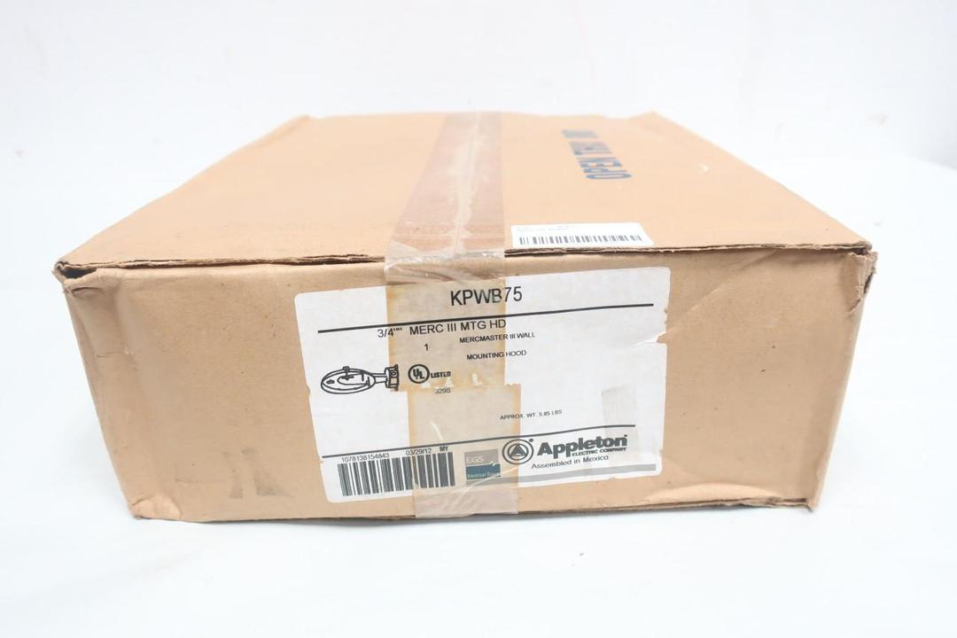 APPLETON KPWB75 LUMINAIRE MOUNTING HOOD