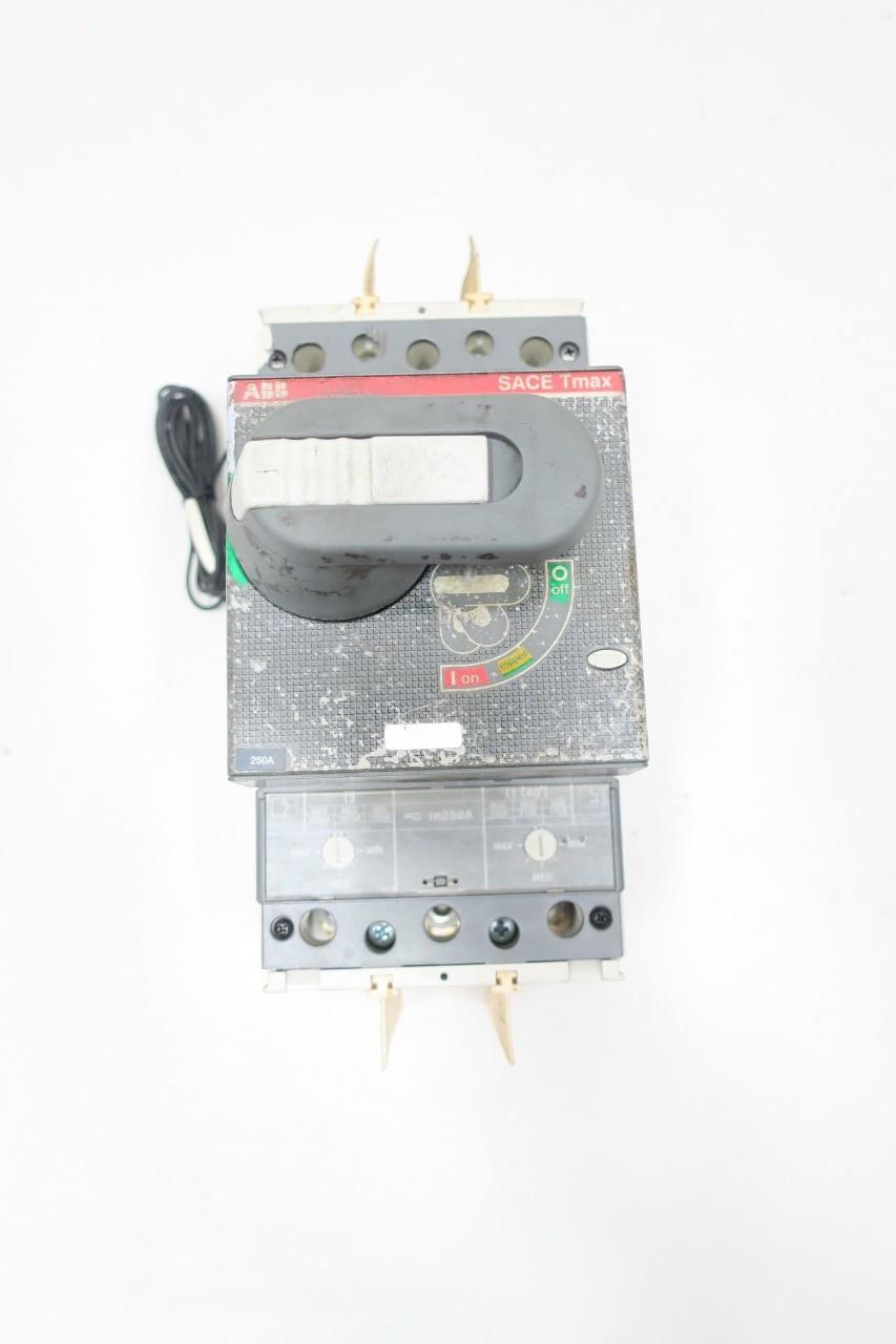 ABB TMAX T4N 250 1SDA054986R1 MOLDED CASE CIRCUIT BREAKER 3P 250A 480/600V-AC