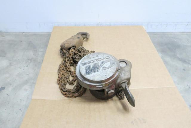 CM COLUMBUS MCKINNON MODEL S MANUALCHAIN  HOIST 5TON