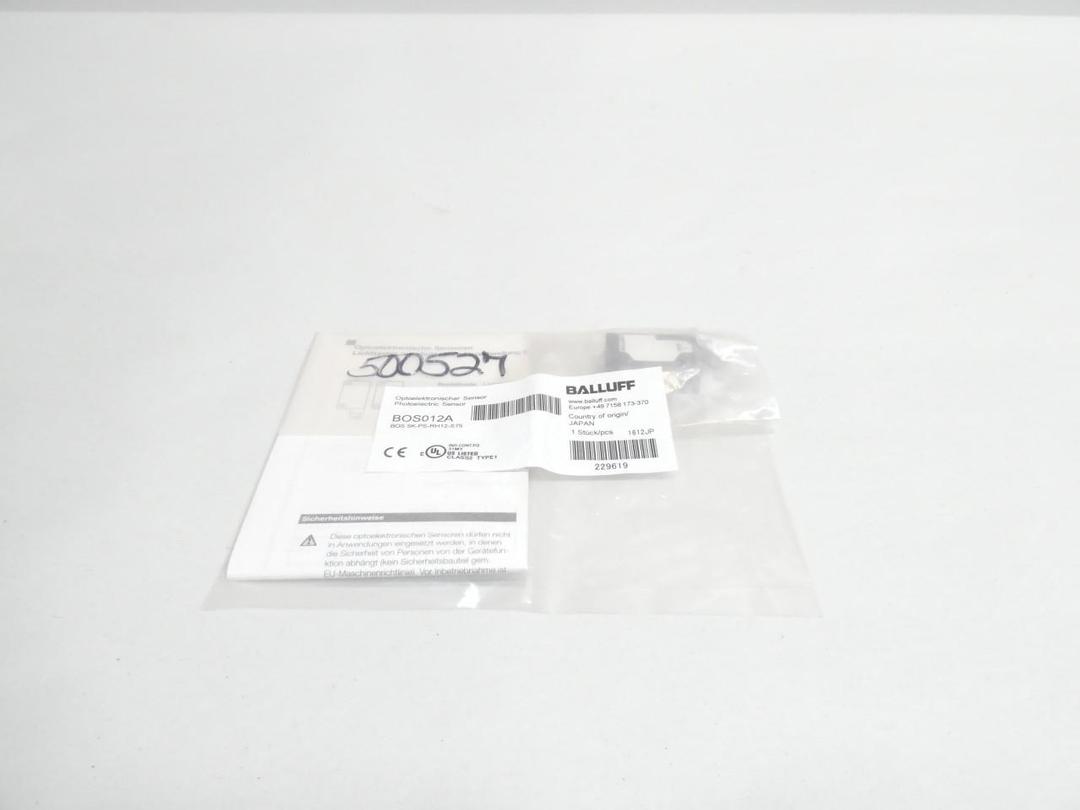 BALLUFF BOS012A BOS 5K-PS-RH12-S75 PHOTOELECTRIC SENSOR