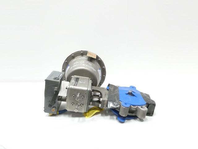 DEZURIK 2097003R003 9702220 V100 PNEUMATIC STAINLESS CONTROL VALVE 4IN