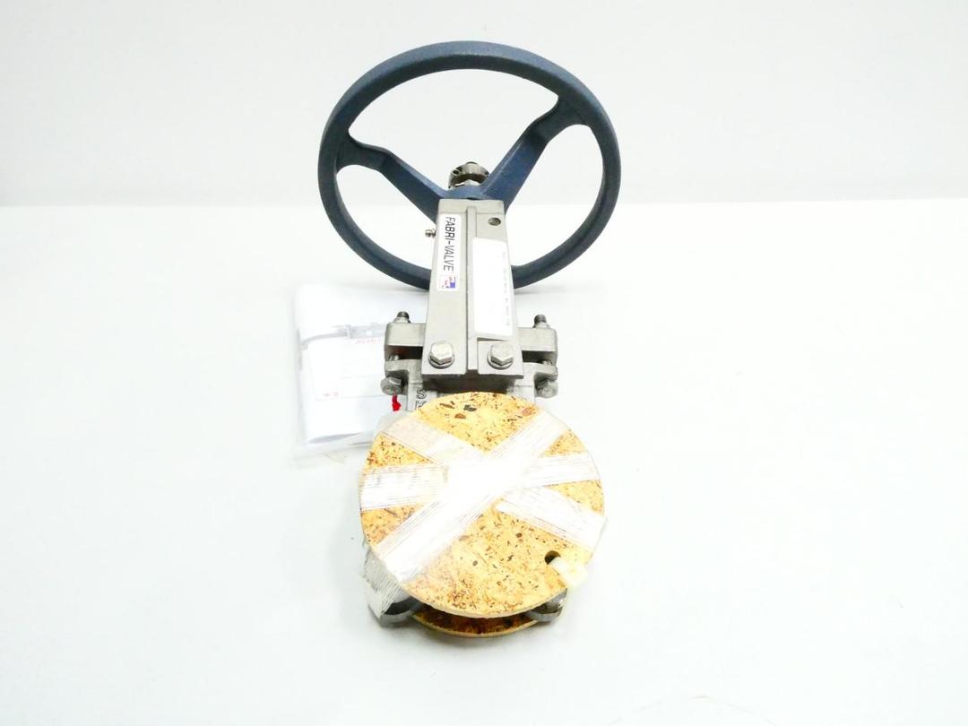 FABRI-VALVE FV-C6720068200 MANUAL STAINLESS FLANGED KNIFE GATE VALVE 2IN 150