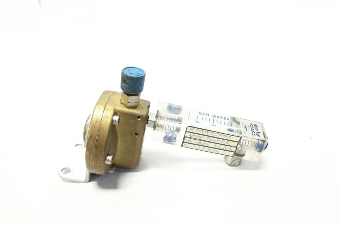 GENERAL ELECTRIC GE 163C1124P005 VARIABLE AREA FLOW METER 0-2GPH 1/4IN NPT