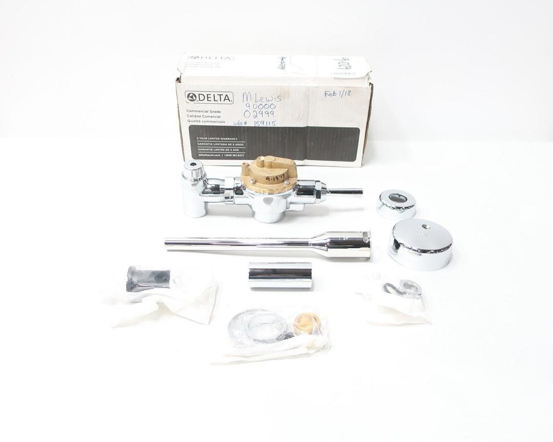 DELTA 81T231 UR EX FLUSH VALVE W/ 3/4IN TOP SPUD 13IN HEIGHT