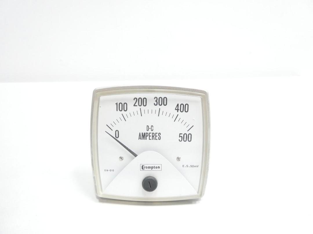 CROMPTON 016-01AA-ECSF AMMETER 0-500A AMP