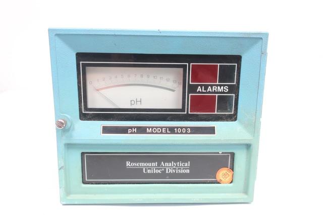 ROSEMOUNT ANALYTICAL 1003 PH METER 115/230V-AC