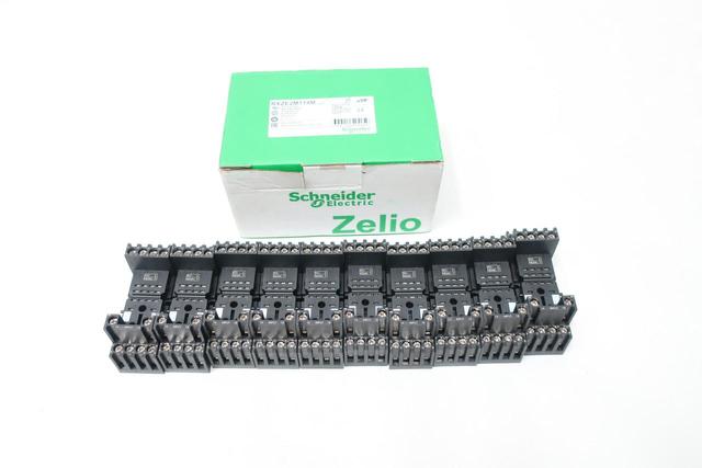 BOX OF 10 SCHNEIDER RXZE2M114M SIMPLE SOCKETS