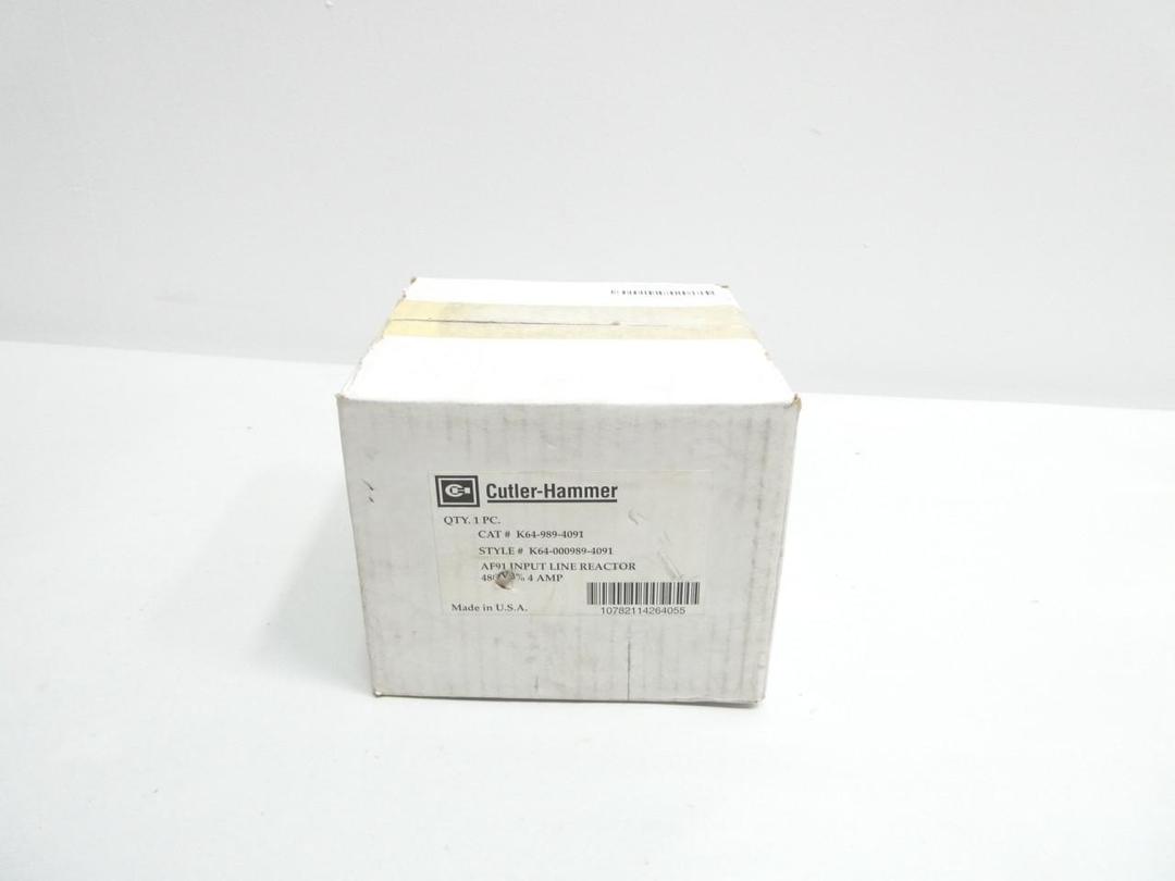 CUTLER HAMMER K64-989-4091 AF91 INPUT LINE REACTOR 480V-AC