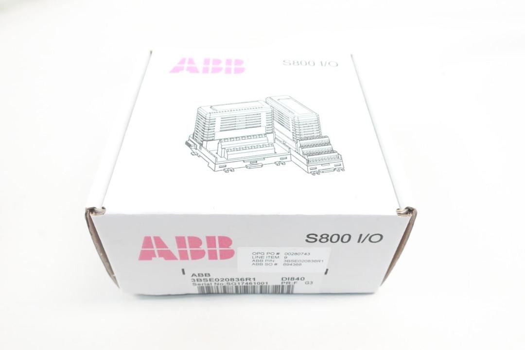 ABB 3BSE020836R1 DI840 DIGITAL INPUT S/R MODULE