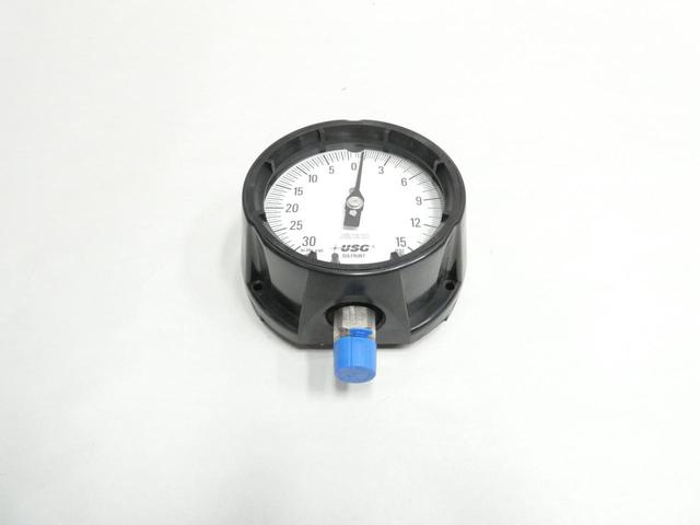 USG 1981 150017X PRESSURE GAUGE 0-30IN-HG 0-15PSI 4-1/2IN 1/2IN NPT