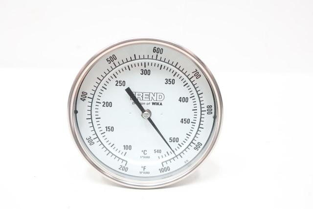 TREND TI.53 BIMETAL THERMOMETER 9IN 200-1000F 1/2IN NPT