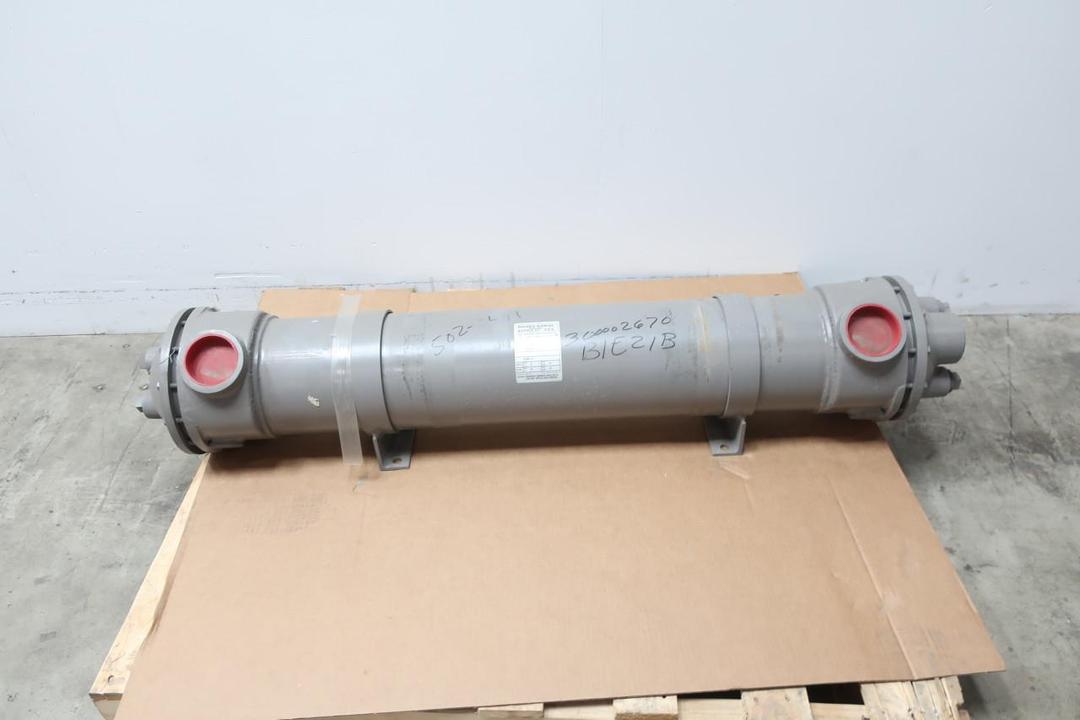 STANDARD XCHANGE BCP 5-034-08-048-006 BRASS SHELL COPPER TUBE HEAT EXCHANGER