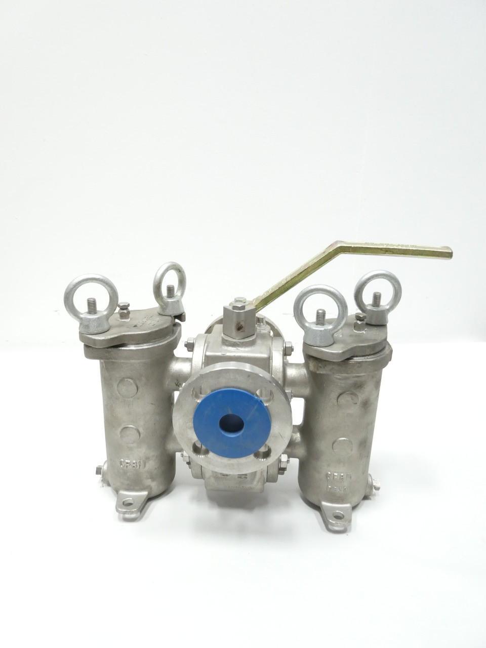 TITAN-FCI SW39 HSW 932L STAINLESS FLANGED STRAINER ASSEMBLY 1IN