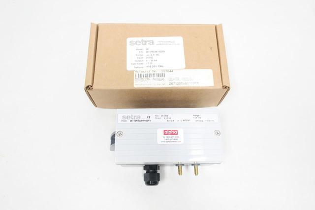 SETRA 26712R5WB11G2FN PRESSURE TO CURRENT TRANSDUCER 4-20MA 2.5IN-H2O 24V-DC