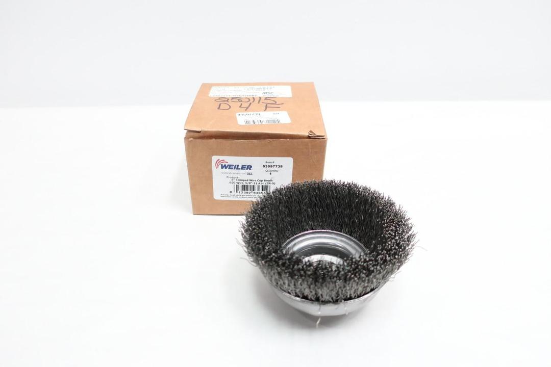 WEILER 03597739 CRIMPED WIRE CUP BRUSH 5IN