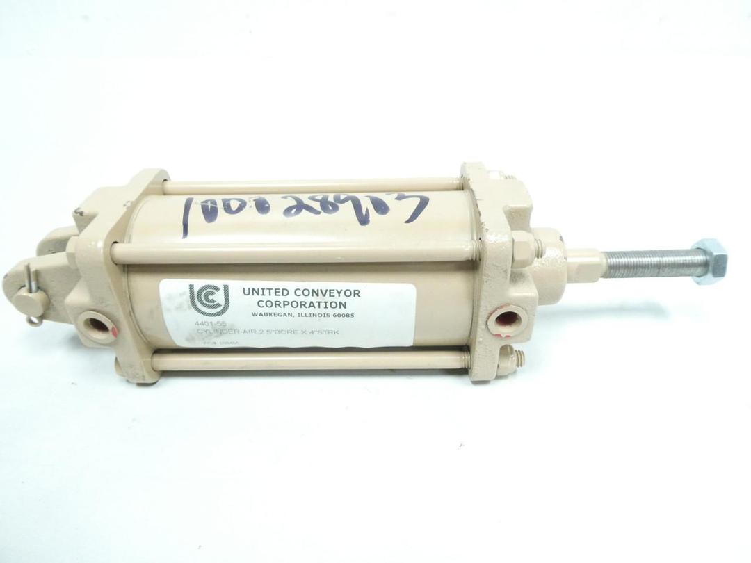 UNITED CONVEYOR UCC 4401-55 PNEUMATIC CYLINDER 1/4IN NPT 2-1/2IN X 4IN