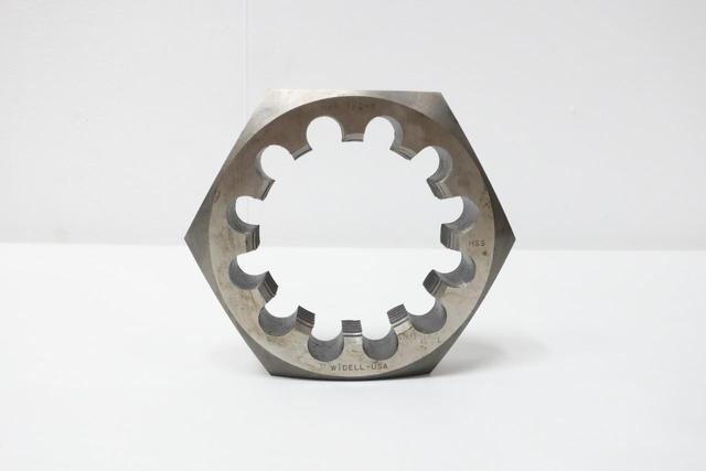 WIDELL 3 1/2-8 HSS HEX DIE 3-1/2IN