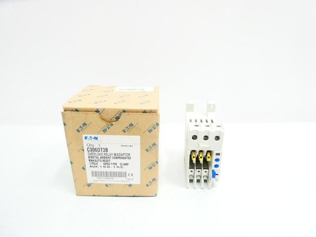 EATON C306DT3B OVERLOAD RELAY 32A AMP