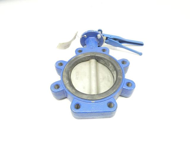 ABZ NSF-61-372 MANUAL IRON LUGGED BUTTERFLY VALVE 6IN