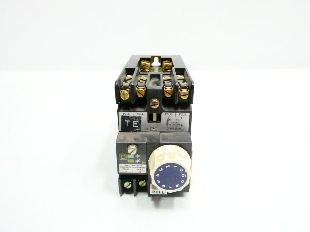SQUARE D 8501 3LO-20 CONTROL RELAY 0-120V-AC