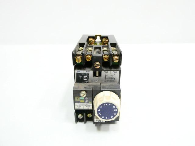SQUARE D 8501 3LO-20 CONTROL RELAY 0-120V-AC