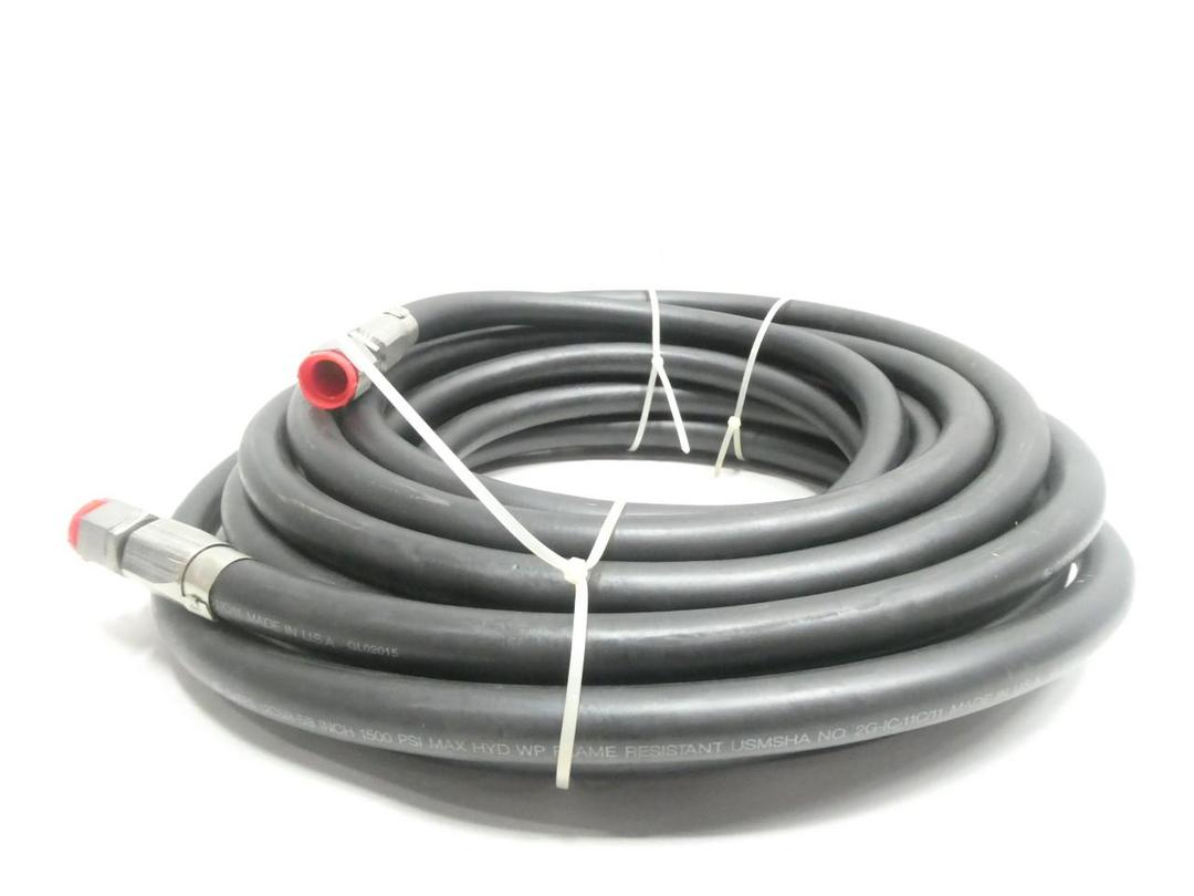 GATES N12C5R-12NRFJXS6 HYDRAULIC HOSE 3/4IN JIC 5/8IN ID 16M LENGTH 1500PSI